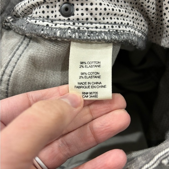 LA VIE REBECCA TAYLOR Women’s Ines Acid Ink Wash Grey Straight Leg Jeans Size 27 - Picture 7 of 7